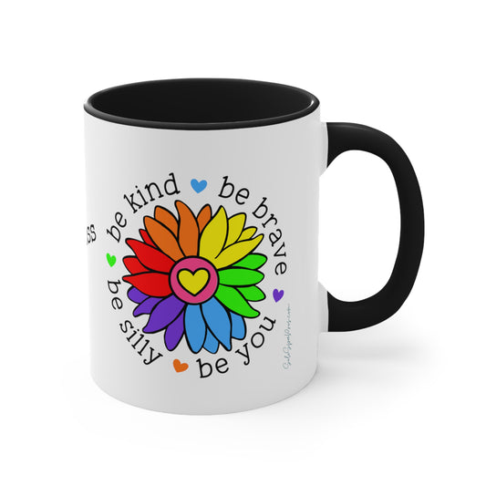 Be Boss Be Kind Be Brave Be Silly Be You Coffee Latte Mug, 11oz