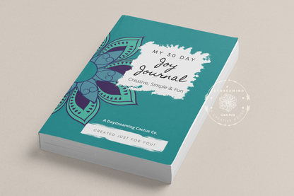 My Joy Journal ~ Simple Mandala Theme Designed Interior ~ Multiple Various Colorful Covers