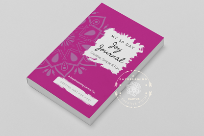 My Joy Journal ~ Simple Mandala Theme Designed Interior ~ Multiple Various Colorful Covers