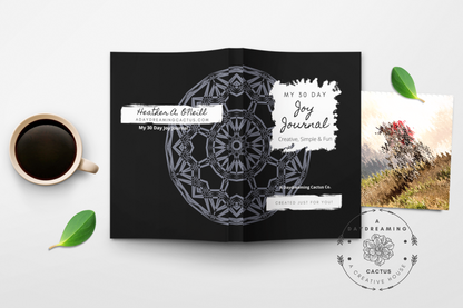 My Joy Journal ~ Simple Mandala Theme Designed Interior ~ Multiple Various Colorful Covers