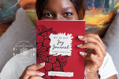 My Joy Journal ~ Simple Mandala Theme Designed Interior ~ Multiple Various Colorful Covers