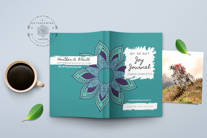 My Joy Journal ~ Simple Mandala Theme Designed Interior ~ Multiple Various Colorful Covers