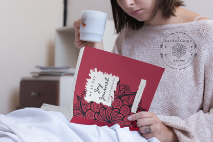My Joy Journal ~ Simple Mandala Theme Designed Interior ~ Multiple Various Colorful Covers