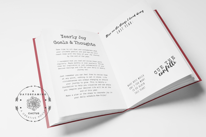 My Joy Journal ~ Beach Theme Designed Interior ~ 2 Colorful Cover Options