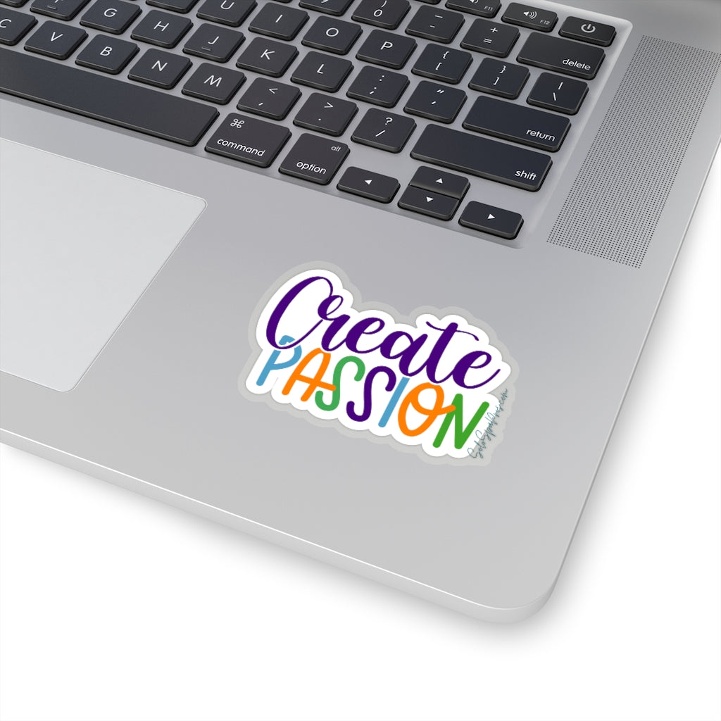 Create Passion Sticker - Inspirational Quote Sticker