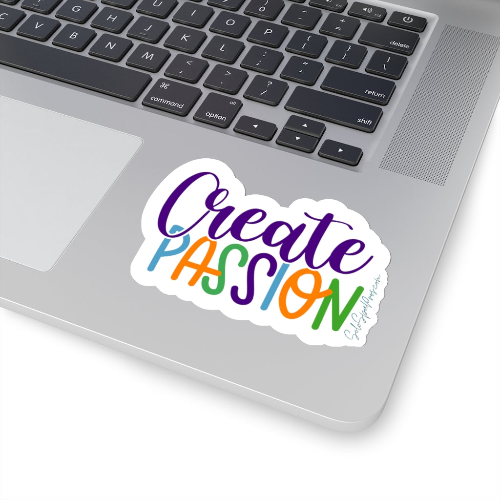 Create Passion Sticker - Inspirational Quote Sticker