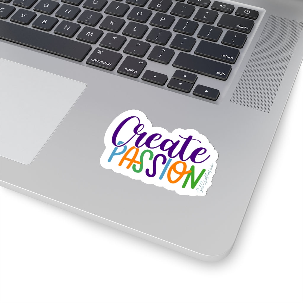 Create Passion Sticker - Inspirational Quote Sticker