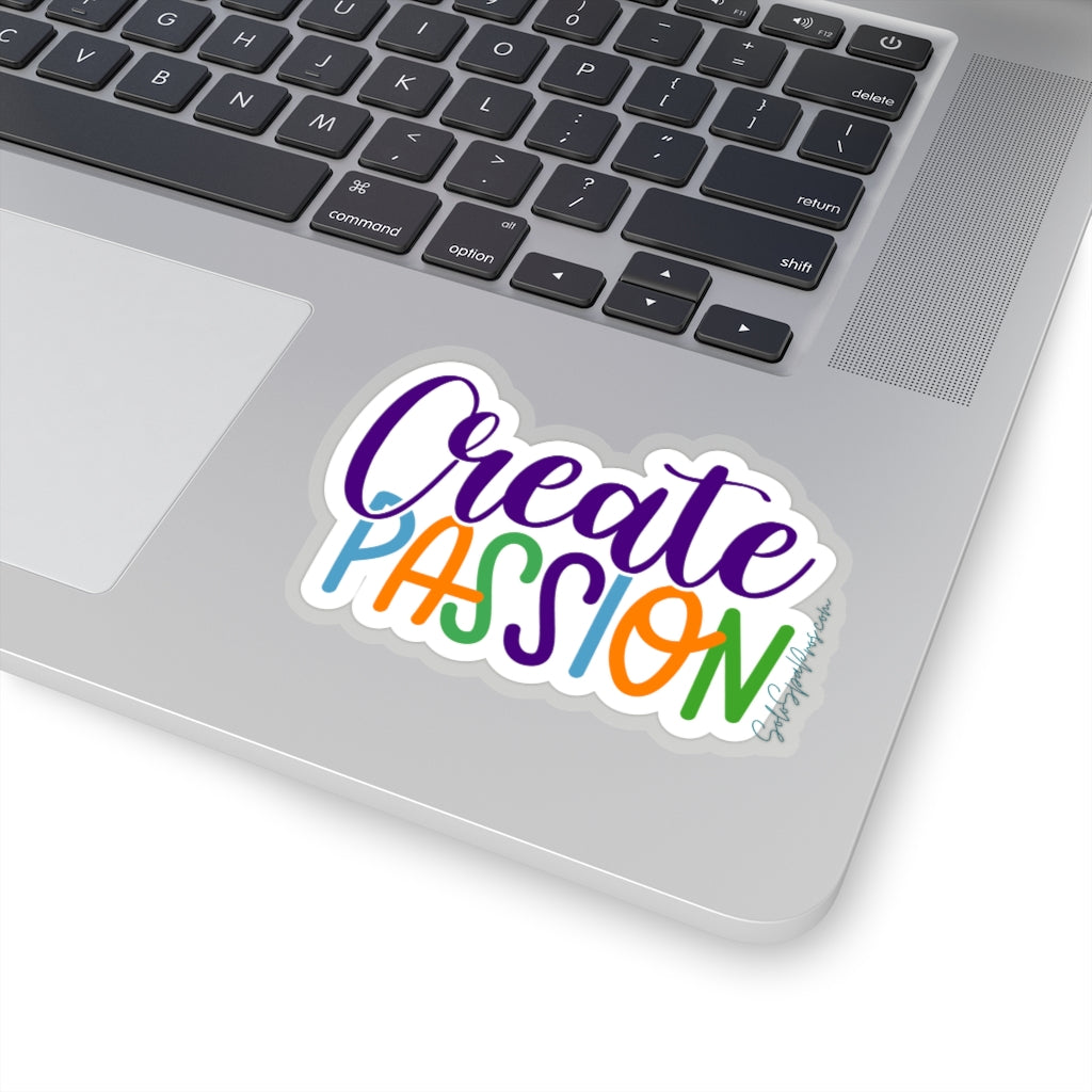 Create Passion Sticker - Inspirational Quote Sticker